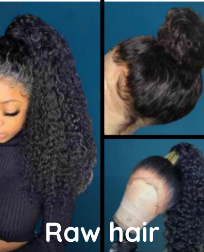 Raw hair