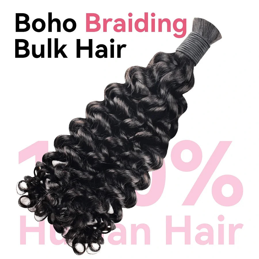Best Human Hair for Deep Curly Boho Braids – ALIYAHAIR