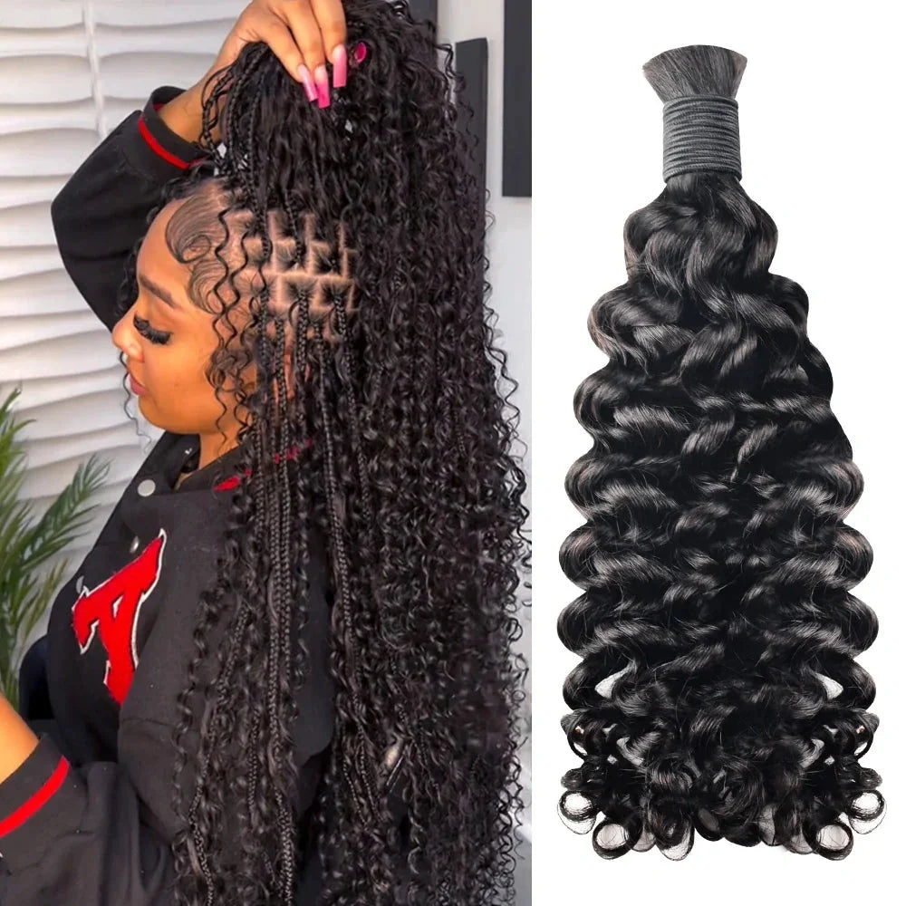 Best Human Hair for Deep Curly Boho Braids – ALIYAHAIR