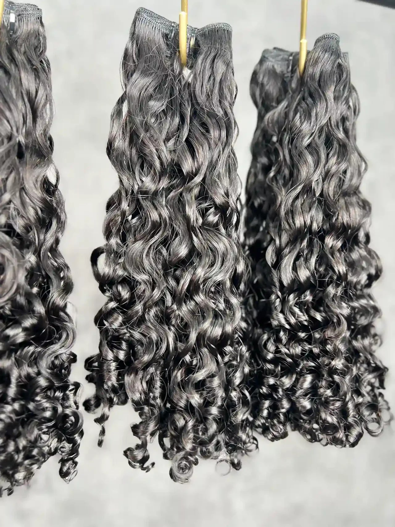 3 paquets de cheveux bouclés style Pixie à grosses boucles birmanes, double épaisseur | Longueur 10 à 24 pouces | Marque Boruihair | 100 % cheveux humains